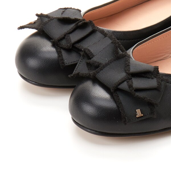ランバン オン ブルー（LANVIN en Bleu）/リボンモチーフバレエシューズ_3