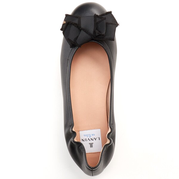 ランバン オン ブルー（LANVIN en Bleu）/リボンモチーフバレエシューズ_12