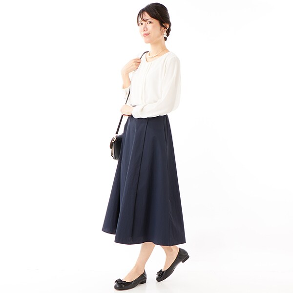 ランバン オン ブルー（LANVIN en Bleu）/リボンモチーフバレエシューズ_14
