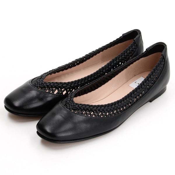 ランバン オン ブルー（LANVIN en Bleu）/メッシュトップラインカッターパンプス