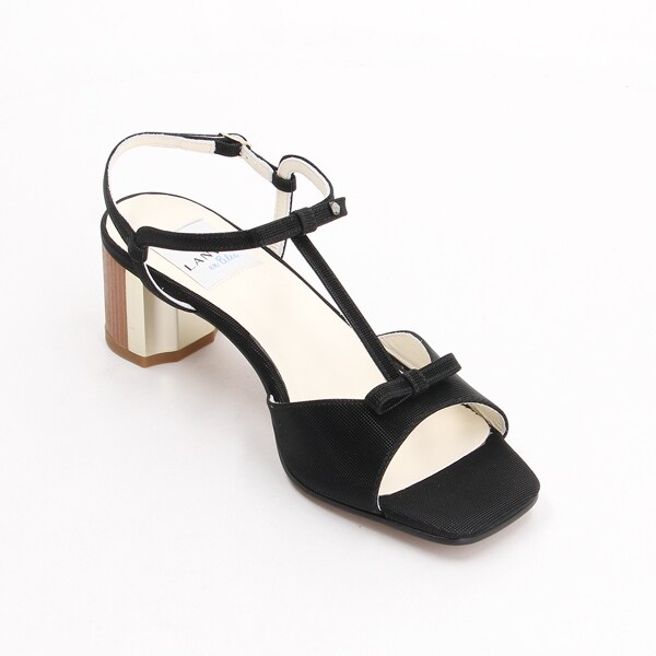 ランバン オン ブルー（LANVIN en Bleu）/リボンモチーフＴストラップサンダル_10