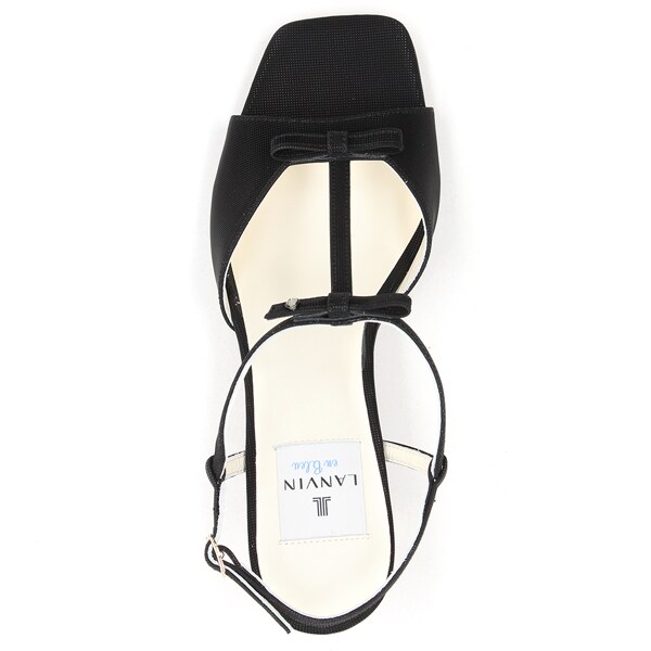 ランバン オン ブルー（LANVIN en Bleu）/リボンモチーフＴストラップサンダル_11