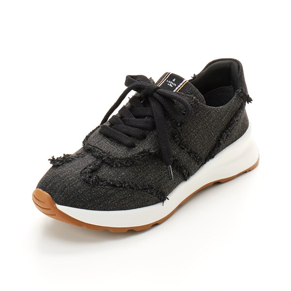 ランバン オン ブルー（LANVIN en Bleu）/レースアップデニムスニーカー_4