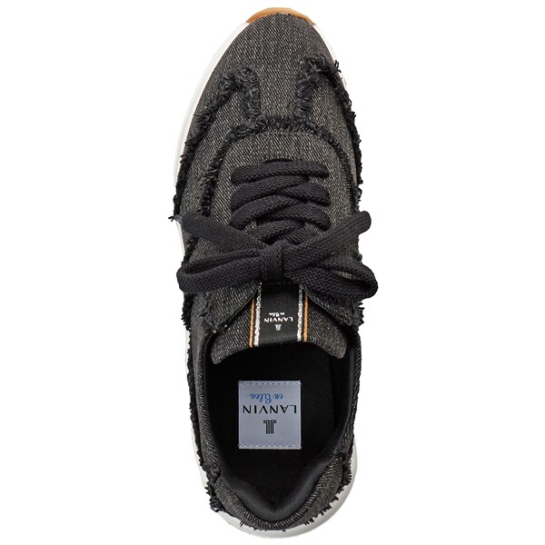 ランバン オン ブルー（LANVIN en Bleu）/レースアップデニムスニーカー_11