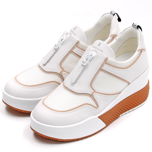 ランバン オン ブルー（LANVIN en Bleu）/プラットフォームジップアップスニーカー