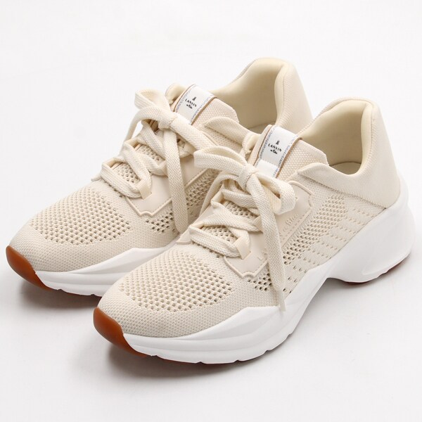 ランバン オン ブルー（LANVIN en Bleu）/厚底レースアップメッシュスニーカー