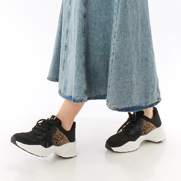 ランバン オン ブルー LANVIN en Bleu 厚底レースアップスニーカー 厚底レースアップスニーカー|LANVIN en Bleu | LANVIN en Bleu