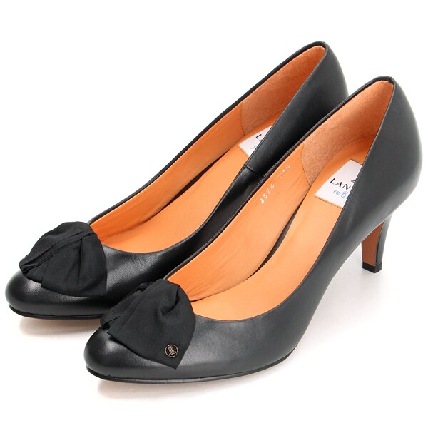 ランバン オン ブルー（LANVIN en Bleu）/リボンモチーフローファーアーモンドトゥパンプス