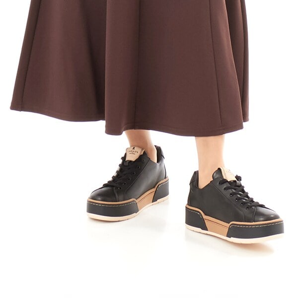 ランバン オン ブルー（LANVIN en Bleu）/厚底レースアップスニーカー_14