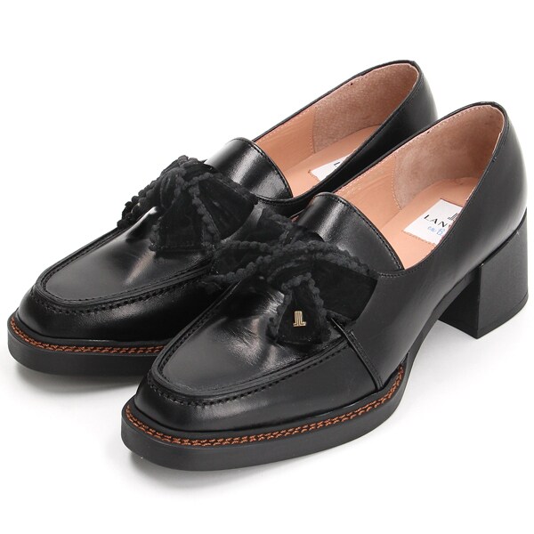 ランバン オン ブルー（LANVIN en Bleu）/ベルベットリボンローファー