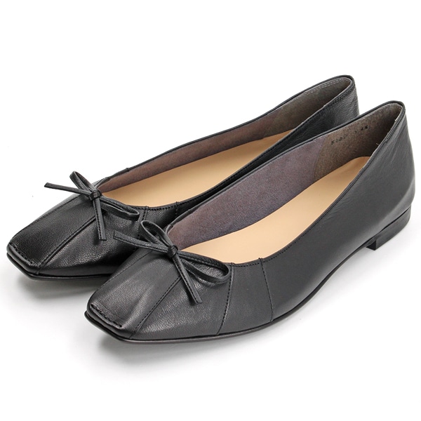 ツモリチサト ウォーク（tsumori chisato WALK）/リボンモチーフスクエアトゥカッターパンプス