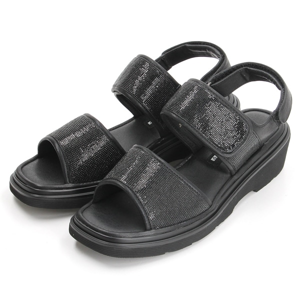 コンポジション9（composition9）/【大きいサイズ】ベルクロストラップコンフォートサンダル