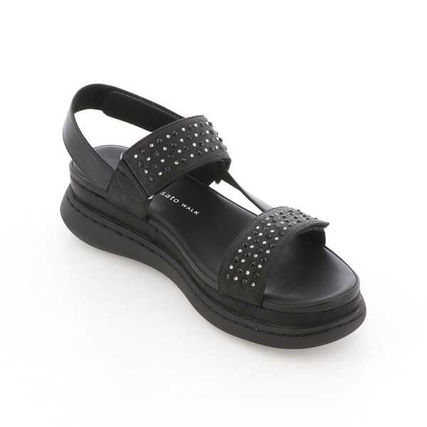 ツモリチサト ウォーク（tsumori chisato WALK）/ベルクロストラップホットフィックスサンダル_10