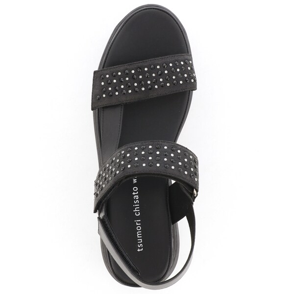 ツモリチサト ウォーク（tsumori chisato WALK）/ベルクロストラップホットフィックスサンダル_11