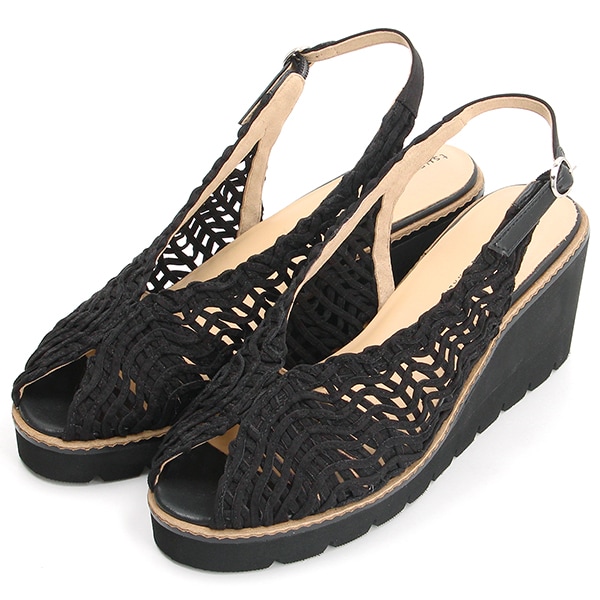 ツモリチサト ウォーク（tsumori chisato WALK）/【大きいサイズ】厚底バックストラップメッシュサンダル