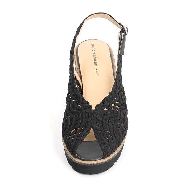 ツモリチサト ウォーク（tsumori chisato WALK）/【大きいサイズ】厚底バックストラップメッシュサンダル_5