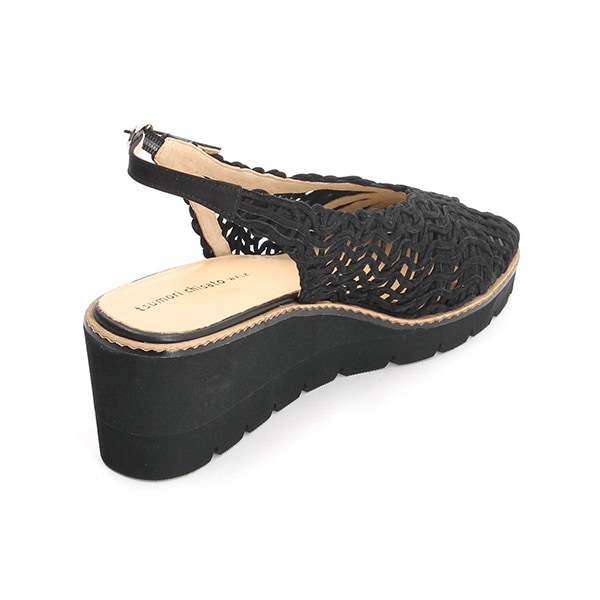 ツモリチサト ウォーク（tsumori chisato WALK）/【大きいサイズ】厚底バックストラップメッシュサンダル_10