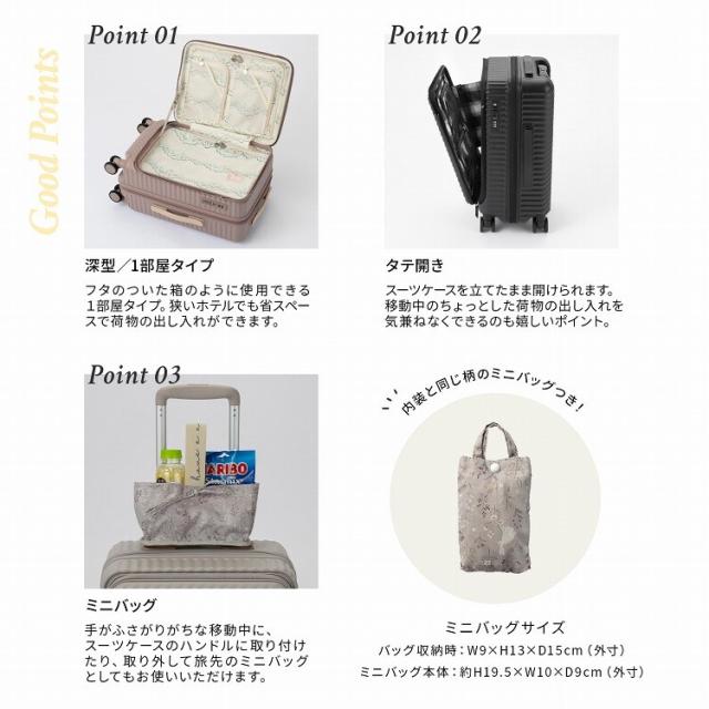 ハント（HaNT）/スーツケース 機内持ち込み フロントポケット 34リットル ハント ココント_16