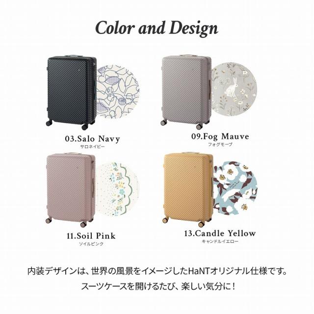 ハント（HaNT）/スーツケース 75リットル ハント ココント_10