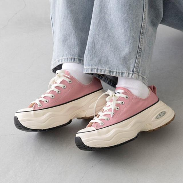 【NEW】ウェレッグセレクト（welleg select）/オールスターアール ALL STAR R リサイクル素材 厚底 スニーカー