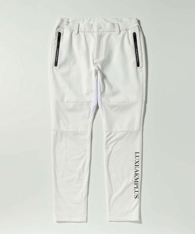LUXEAKMPLUS ロゴ ゴルフ パンツ リュクス プラス ウェア 白 M