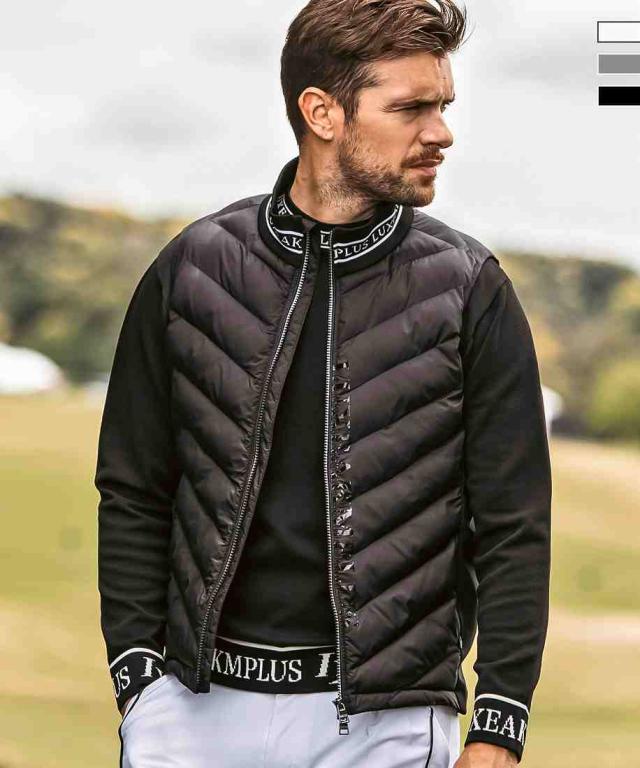 リュクスエイケイエムプラス（LUXEAKMPLUS）/LUXEAKMPLUSゴルフ ムーブライトパデッドジャケットベスト