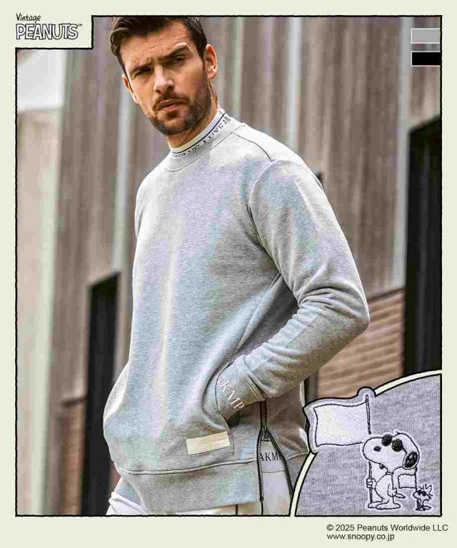 リュクスエイケイエムプラス（LUXEAKMPLUS）/LUXEAKMPLUS ゴルフ【スヌーピー】トレーニングプルオーバー