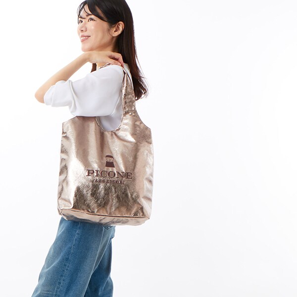 ピッコーネ・アッチェッソーリ（PICONE ACCESSORI）/ピッコーネ アチェッソーリ ロゴ刺繍トートバック