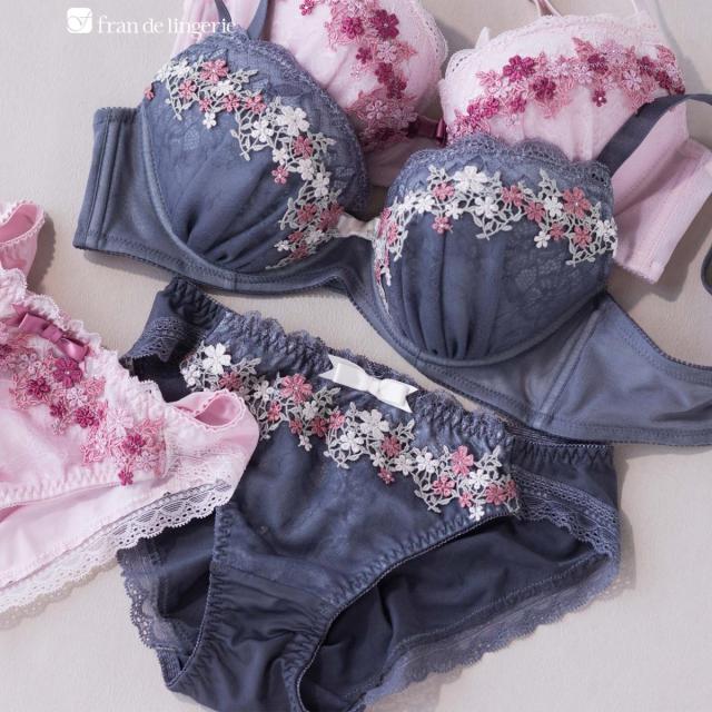 フランデランジェリー（fran de lingerie）/可憐なフラワーレースの