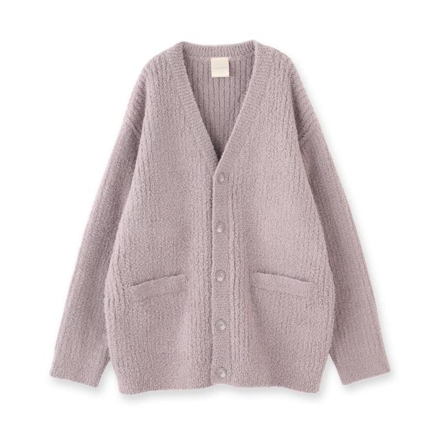 フランデランジェリー（fran de lingerie）/ふわふわ＆さらさらの極上手触りユニセックスが嬉しい楽ちんニット 「パウダーもこ ガウン…