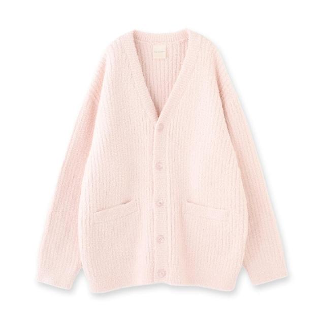 フランデランジェリー（fran de lingerie）/ふわふわ＆さらさらの極上手触りユニセックスが嬉しい楽ちんニット 「パウダーもこ ガウン…