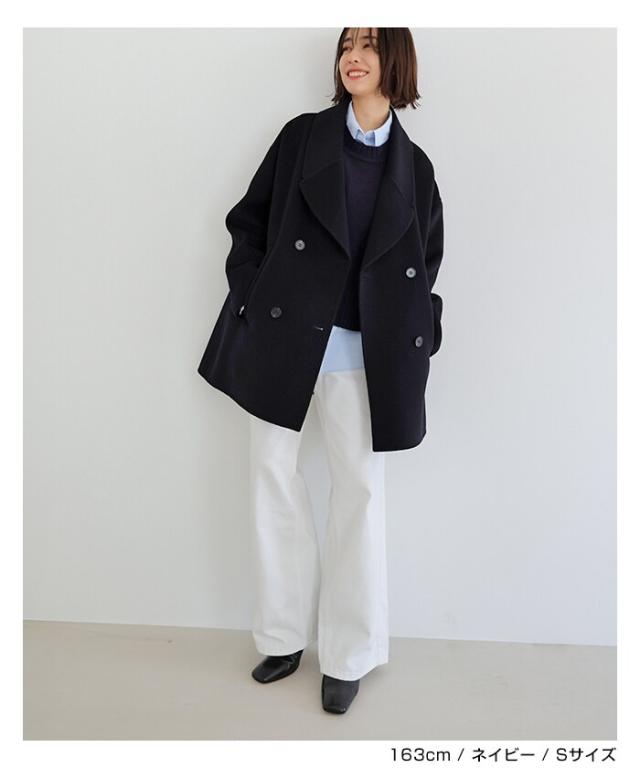 エバーネイビー（evernavy）/リバー ピーコート evernavy エバー