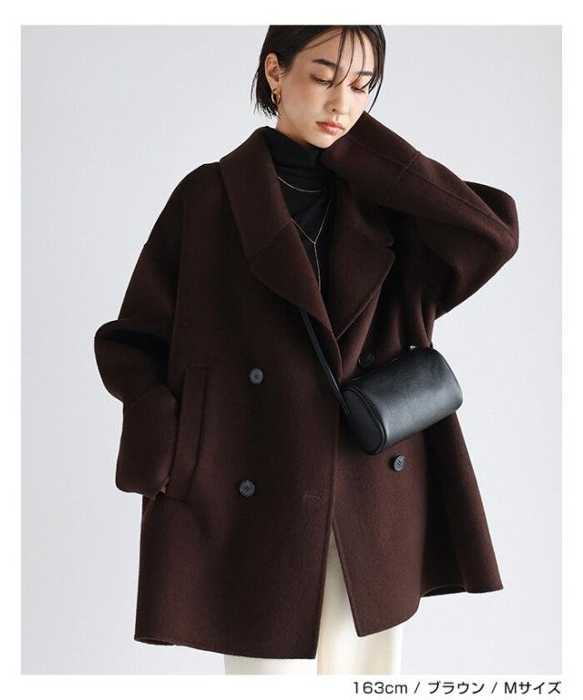 na.e ナエ　ネイビー　ピーコート エバーネイビー（evernavy）/リバー ピーコート evernavy エバー