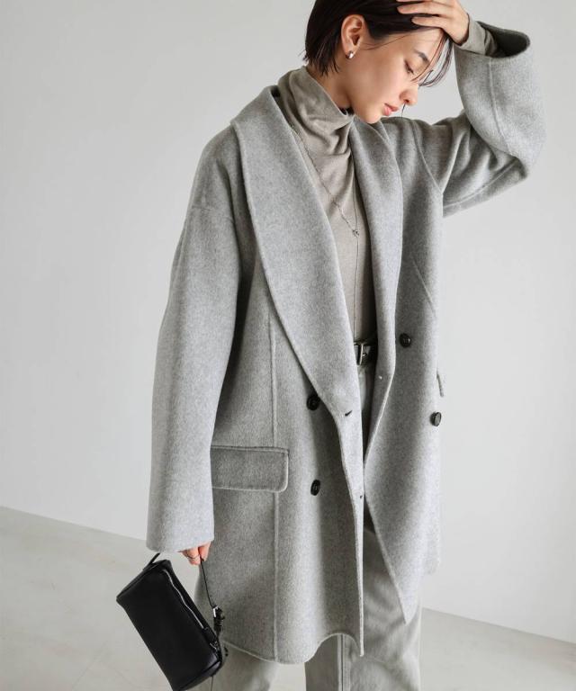 エバーネイビー（evernavy）/リバー ダブルコート evernavy エバー