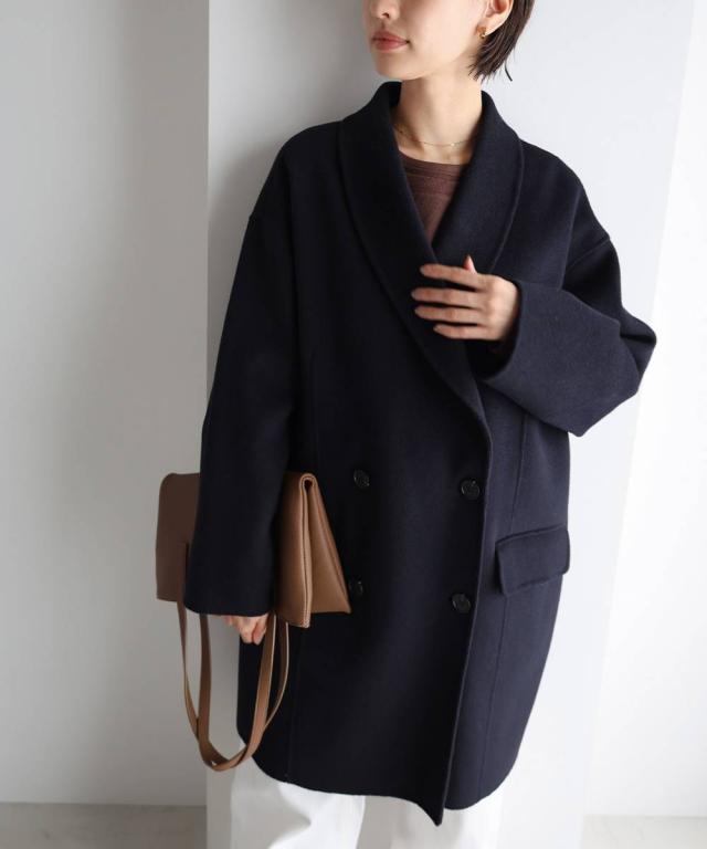 エバーネイビー（evernavy）/リバー ダブルコート evernavy エバー