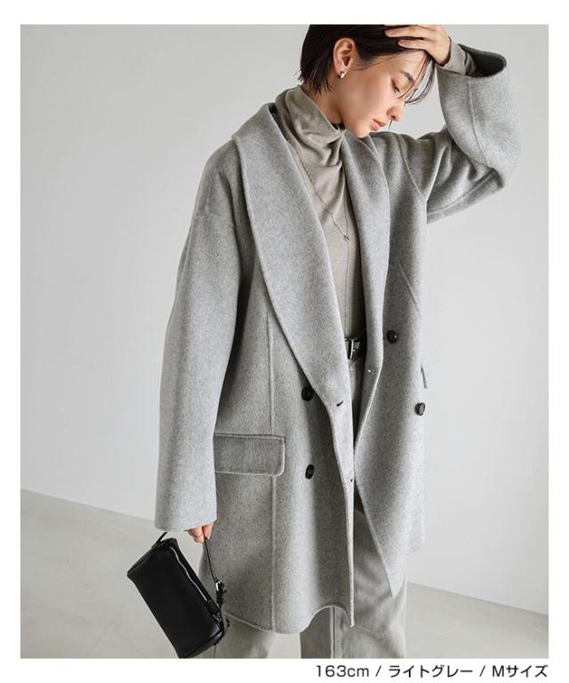 エバーネイビー（evernavy）/リバー ダブルコート evernavy エバー