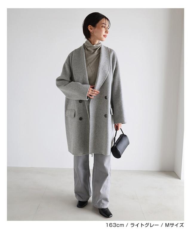 エバーネイビー（evernavy）/リバー ダブルコート evernavy エバー