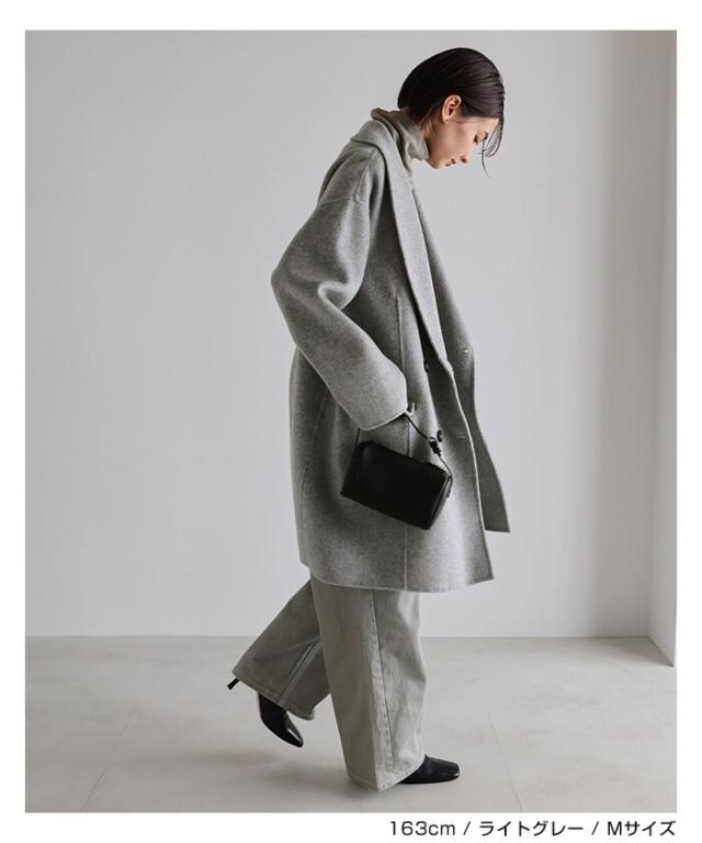 エバーネイビー（evernavy）/リバー ダブルコート evernavy エバー