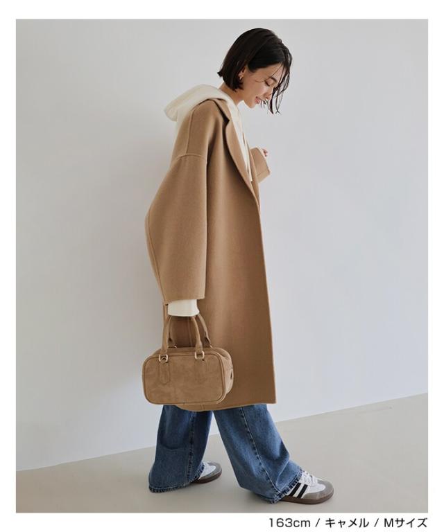 エバーネイビー（evernavy）/リバー ロング コクーン コート evernavy