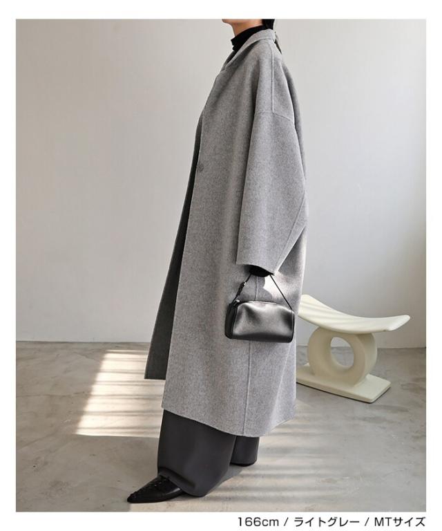 エバーネイビー（evernavy）/リバー ロング コクーン コート evernavy