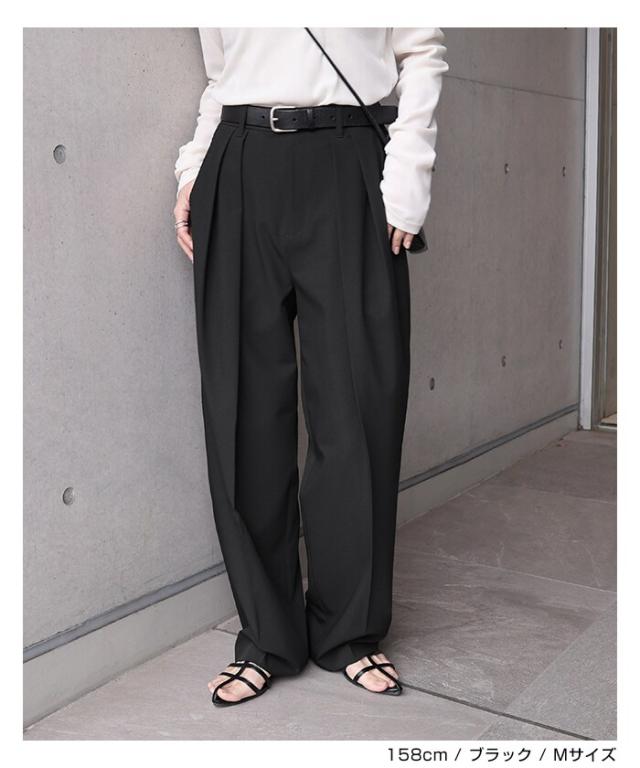 エバーネイビー（evernavy）/TRストレッチ ダブルタック パンツ