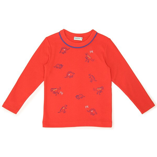 ハッカキッズ&ベビー（hakka kids & baby）/ウォームフライス恐竜プリントTシャツの通販は