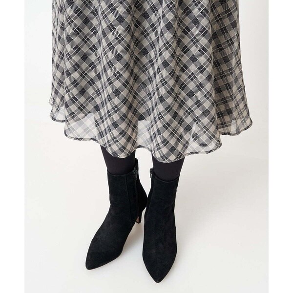 MK ミッシェルクラン/【小さいサイズ】バイアスチェック柄スカート