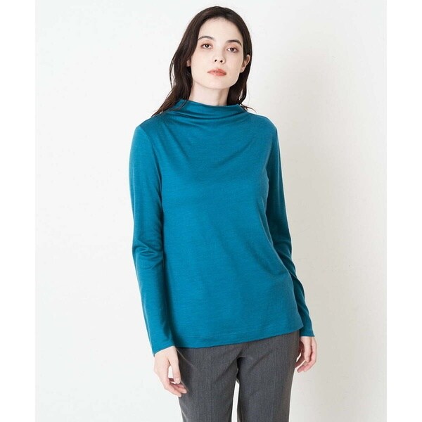 クリスチャンオジャール/ウール天竺ボトルネックカットソー