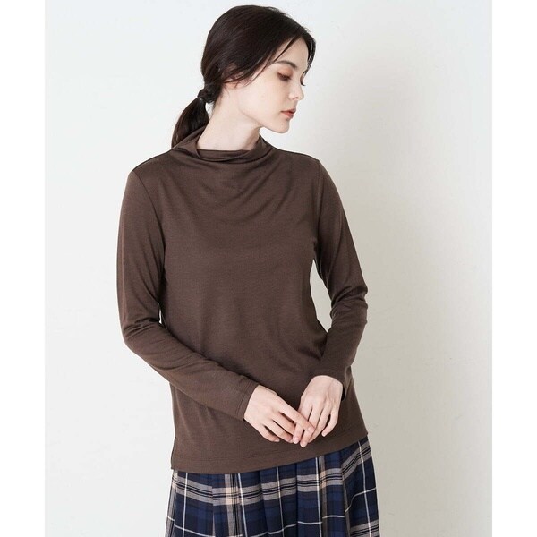 クリスチャンオジャール/ウール天竺ボトルネックカットソー クリスチャンオジャール/ウール天竺ボトルネックカットソーの通販はau