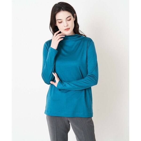 クリスチャンオジャール/ウール天竺ボトルネックカットソー クリスチャンオジャール/ウール天竺ボトルネックカットソーの通販はau