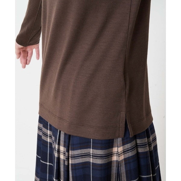 クリスチャンオジャール/ウール天竺ボトルネックカットソーの通販はau