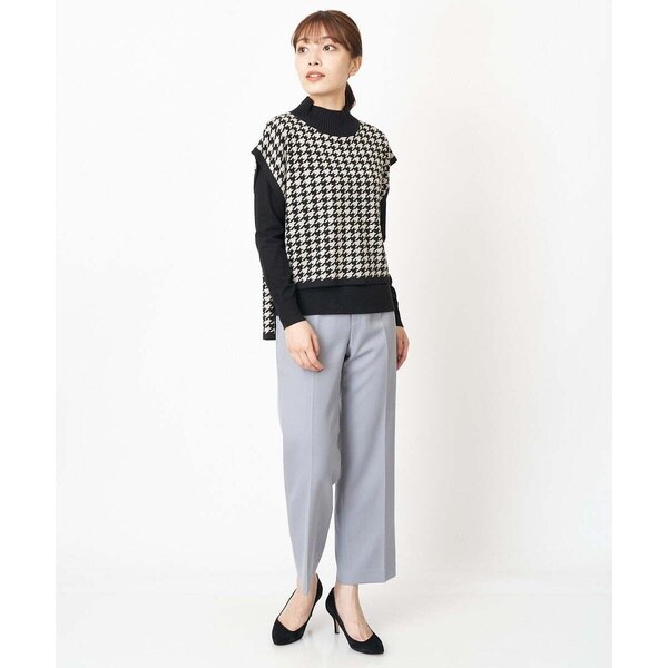 MK ミッシェルクラン/【小さいサイズ】ダブルクロスストレートパンツ