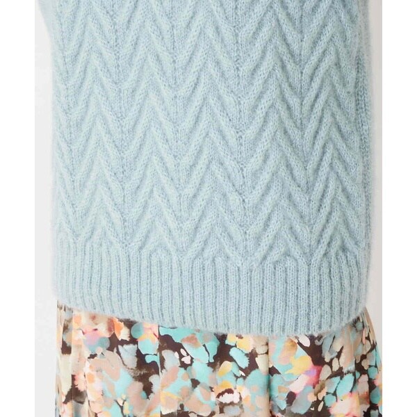 クリスチャンオジャール（christianaujard）/モヘアケーブルニットの