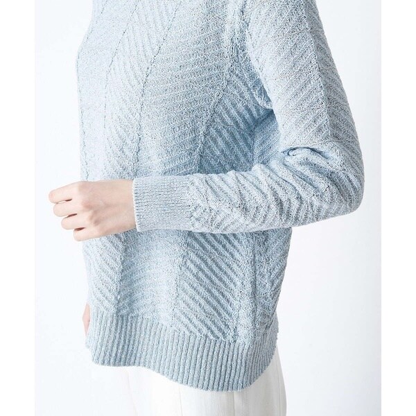 クリスチャンオジャール/ボートネックラメニット